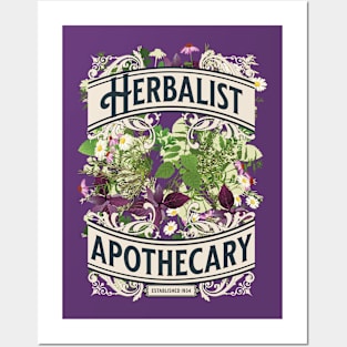 Herbalist Apothecary Posters and Art